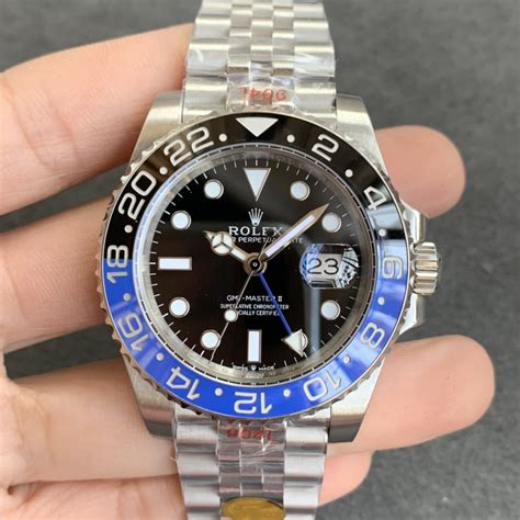 rolex gmt batman clone